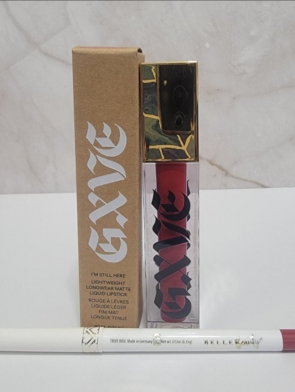 GXVE by Gwen Stefani Liquid Matte Lipstick and Belle Beauty Lipliner